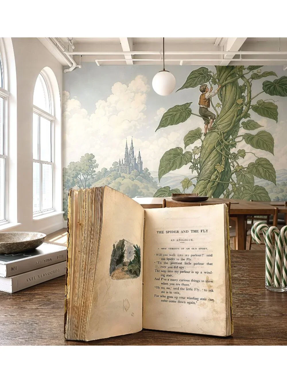 Antique 1847 Mary Howitt Sketches of Natural History Victorian Illustrated Book
